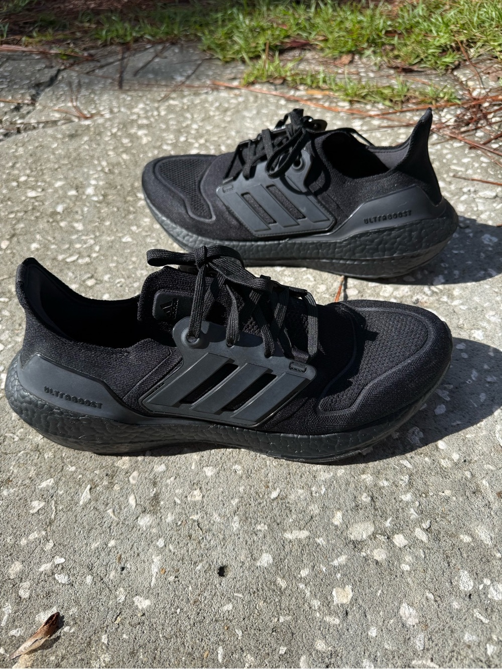 adidas ultraboost 21 Black Men's Running Sneakers